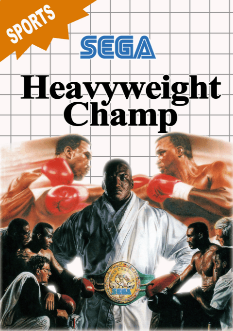 Heavyweight Champ box art for Sega Master System